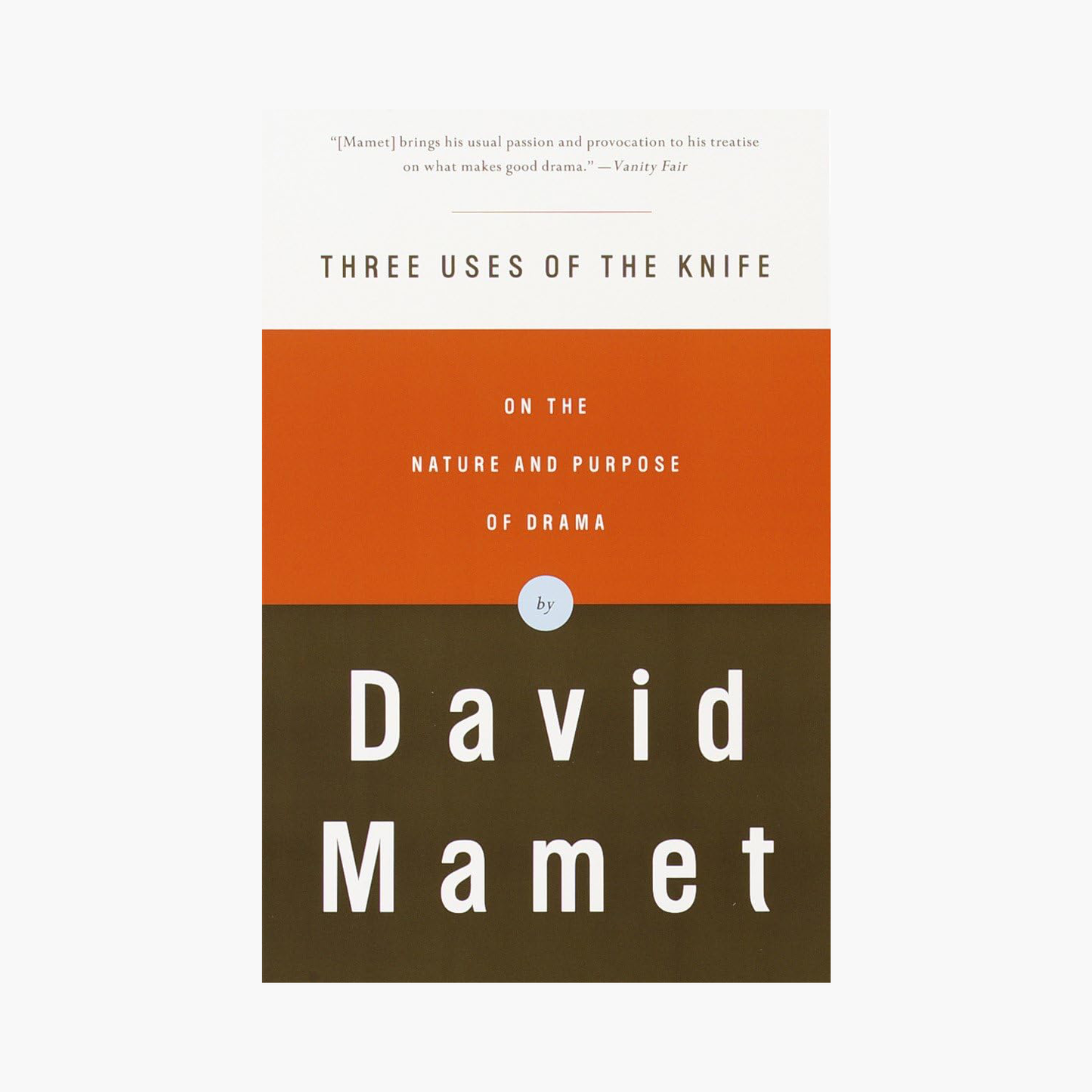 'Three Uses of the Knife' by David Mamet